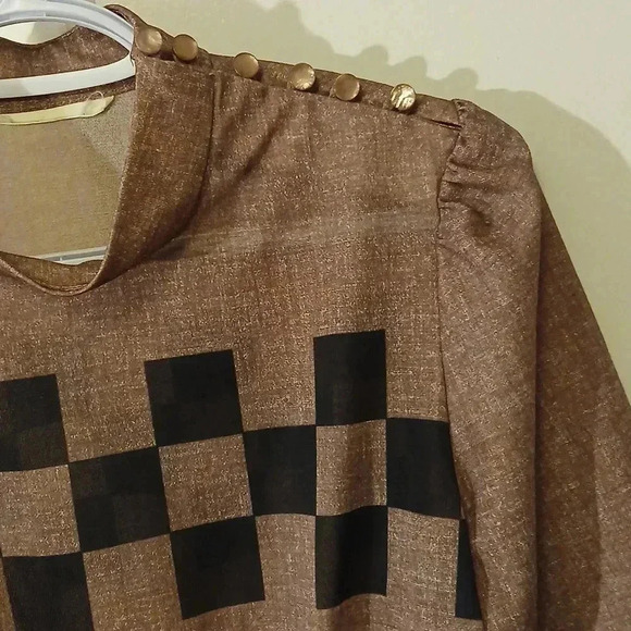 Vintage checkered  dress - Picture 4 of 7